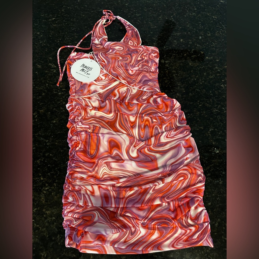 New with tags - Princess Polly Christoph Mini Dress Halter twist dress